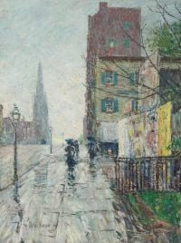 Hassam Childe A Wet Day