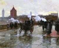 Hassam Childe Clearing Sunset