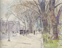Hassam Childe Lafayette Park Washington DC 1926
