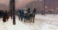 Hassam Childe 파리 겨울 날 1887