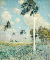 Hassam Childe Royal Palms Melena Kuba 1895
