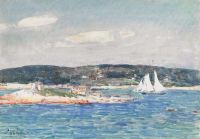 Hassam Childe Ten Pound Island Gloucester Massachusetts Ca. 1894 95 canvas print