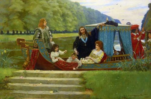 Hatton Helen Howard An Afternoon At Hampton Court 1892 canvas print