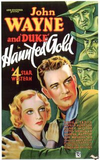 Haunted Gold 1934 Movie Poster canvas print