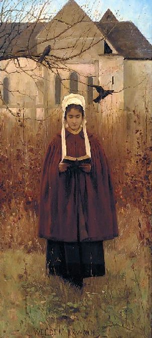 Hawkins Louis Welden A Time For Peaceful Prayer canvas print