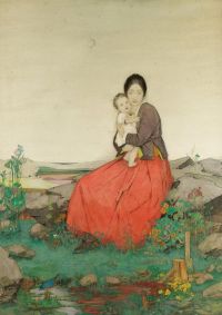 Hawksley Dorothy Webster Mother And Child canvas print