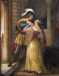 Hayez Francesco Romeo And Juliet canvas print