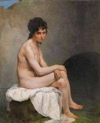 Hayez Francesco Study Of A Female Nude canvas print