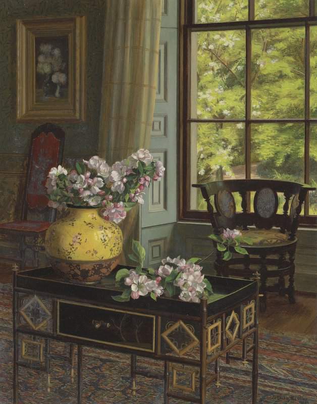 Hayllar Edith Apple Blossom 1886 canvas print