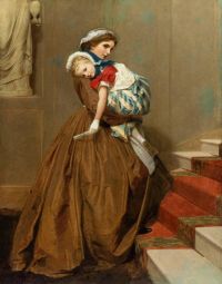Hayllar Edith Miss Lily S Return From The Ball 1866 canvas print