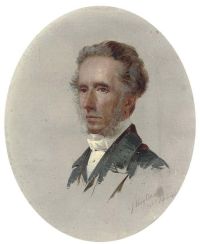 صورة هيلار إديث لرجل نبيل طوله يرتدي بدلة رمادية 1854