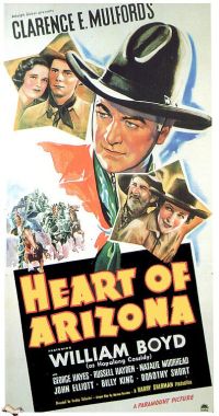 아리조나의 심장 1938 영화 포스터
