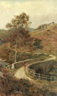 Hedley Ralph The Long Road Home 1882 canvas print