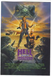Hell Comes To Frogtown Movie Poster stampa su tela