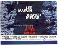 Hell In The Pacific 1962 Movie Poster stampa su tela