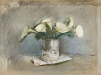 Helleu Paul Arum Lilies canvas print