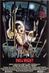 Stampa su tela del poster del film Hellnight