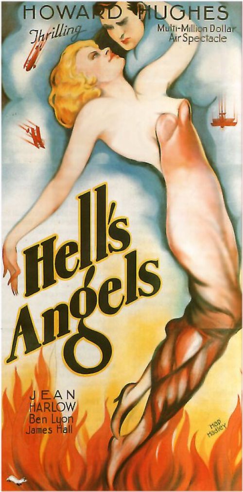 Hells Angels 1930 Movie Poster canvas print