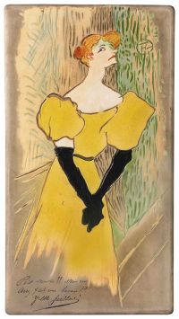 Henri De Toulouse Lautrec Yvette Guilbert 1895 canvas print