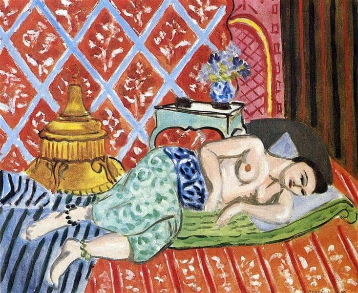Henri Matisse A Nude Lying On Her Back 1927 canvas print