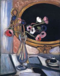 Henri Matisse Anemone And Mirror 1920 canvas print