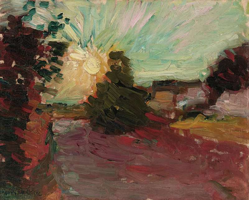 Henri Matisse Coucher De Soleil En Corse 1898 canvas print