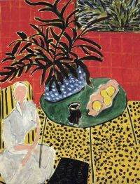 Henri Matisse Interior With Black Fern 1948 canvas print