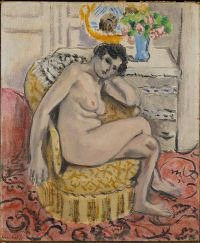 Henri Matisse Nude In An Armchair Nu Au Fauteuil 1920 canvas print