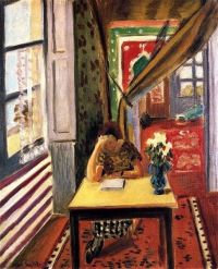 Henri Matisse Reader Leaning Her Elbow On The Table 1923 canvas print