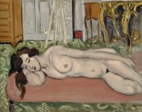 Henri Matisse Reclining Nude On Pink Couch 1919 canvas print