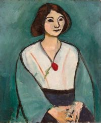 Henri Matisse Woman In Green 1909 canvas print