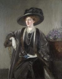 Henry George F Portrait Of Mrs Kirkwood 1908