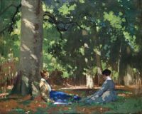 Henry George F Under The Greenwood Tree Ca. 1909 canvas print