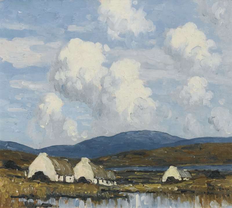 Henry Paul Cottages In The West Ca. 1935 45 canvas print