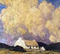 Henry Paul Landscape With Cottage Ca. 1929 34