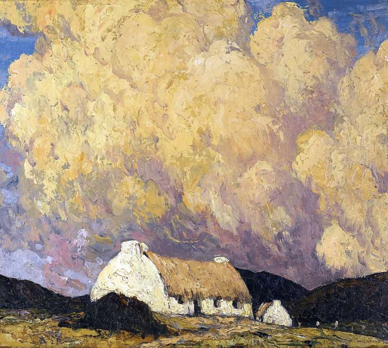 Henry Paul Landscape With Cottage Ca. 1929 34 canvas print