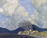 Henry Paul Storm In Connemara Ca. 1925 canvas print