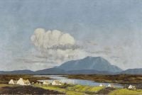 Henry Paul West Of Ireland Landscape 1928 canvas print