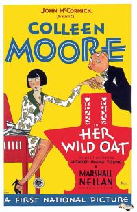 La sua stampa su tela del poster del film Wild Oat 1927