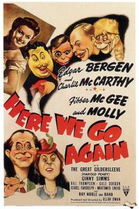 Here We Go Again 1942 영화 포스터 캔버스 프린트