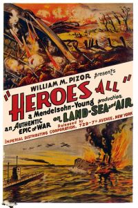 Heroes All 1918 영화 포스터 캔버스 프린트