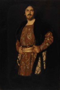 Herter Albert Self Portrait In Costume Of Hamlet Ca. 1900 canvas print
