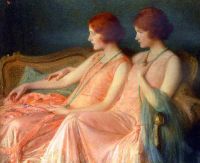 Herter Albert The Bouvier Twins 1926 canvas print
