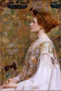 Herter Albert Woman With Red Hair 1894 canvas print