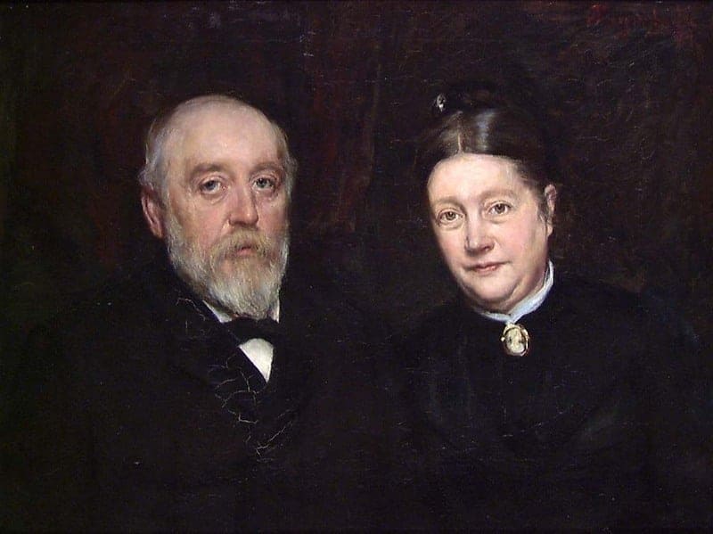 Heyerdahl Hans Painter S Parents Hilda And City Engineer Halvor Heyerdahl canvas print