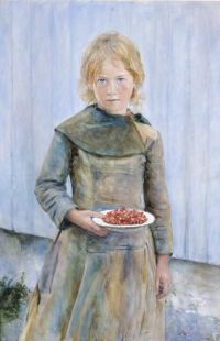 Heyerdahl Hans Strawberry Girl canvas print