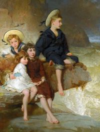 Hicks George Elgar Die Kinder von Sir Hussey Vivian Bt Mp 1883