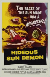 Stampa su tela del poster del film Demone del sole orribile