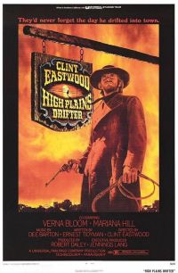 Poster del film High Plains Drifter stampa su tela