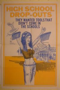 Stampa su tela del poster del film High School Dropouts